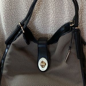 COACH Madison Basketweave design handbag